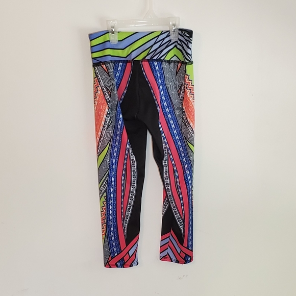 Onzie Colorful & Happy Multi-Color Leggings / Workout Pants - Size XS - Picture 5 of 11
